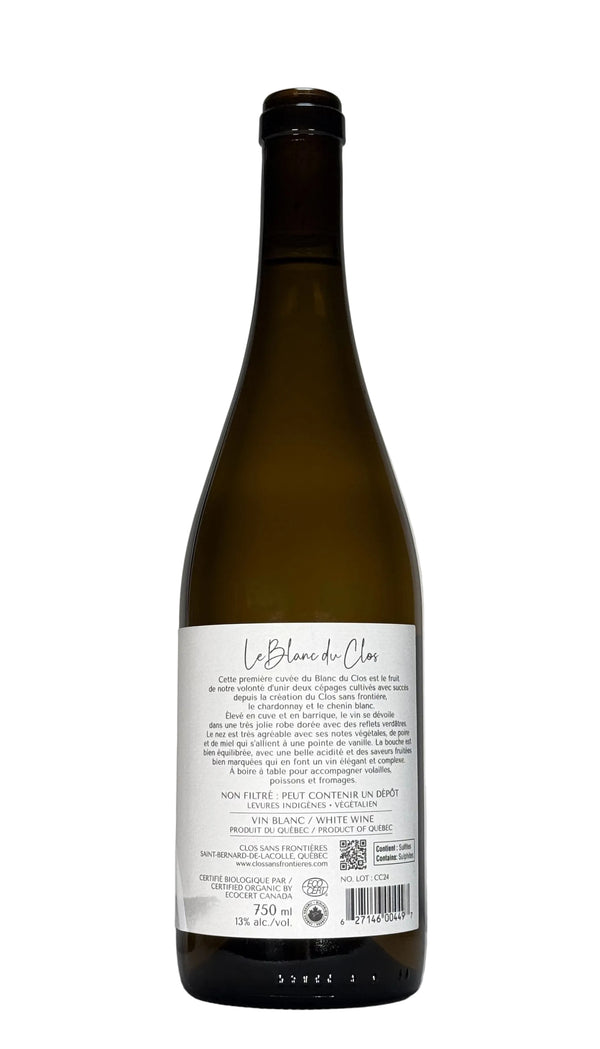 BLANC DU CLOS 2024 BIO