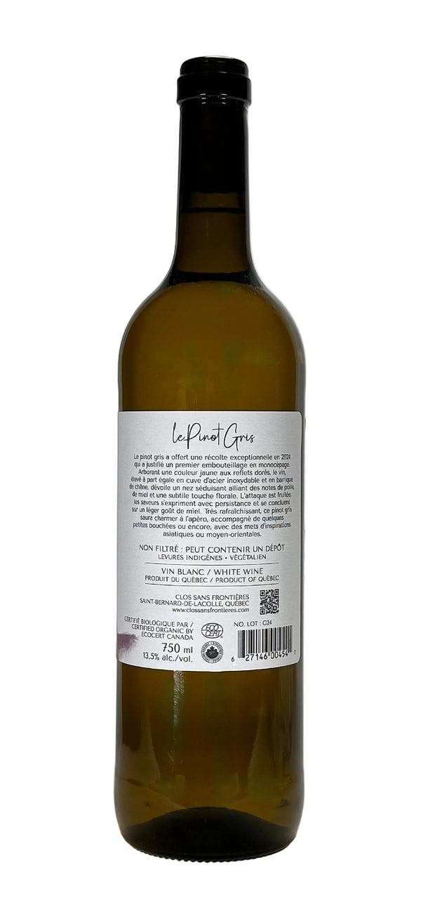 PINOT GRIS 2024 ORGANIC